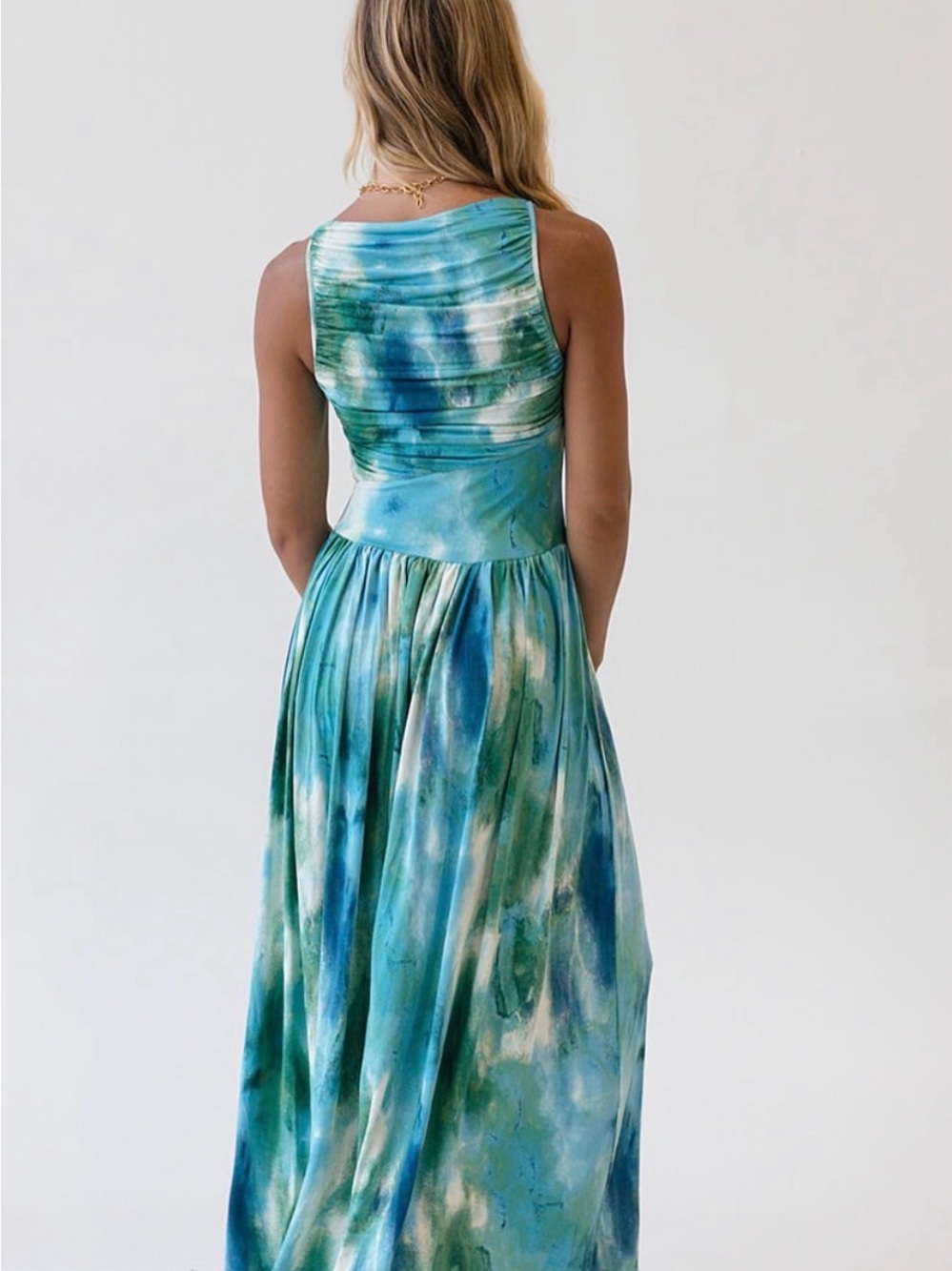 Olivaceous Blue & Green Midi NWT - Picture 4 of 5